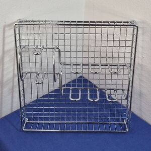 Chrome Utensil Silverware Organizer Tray/Buffet Caddy